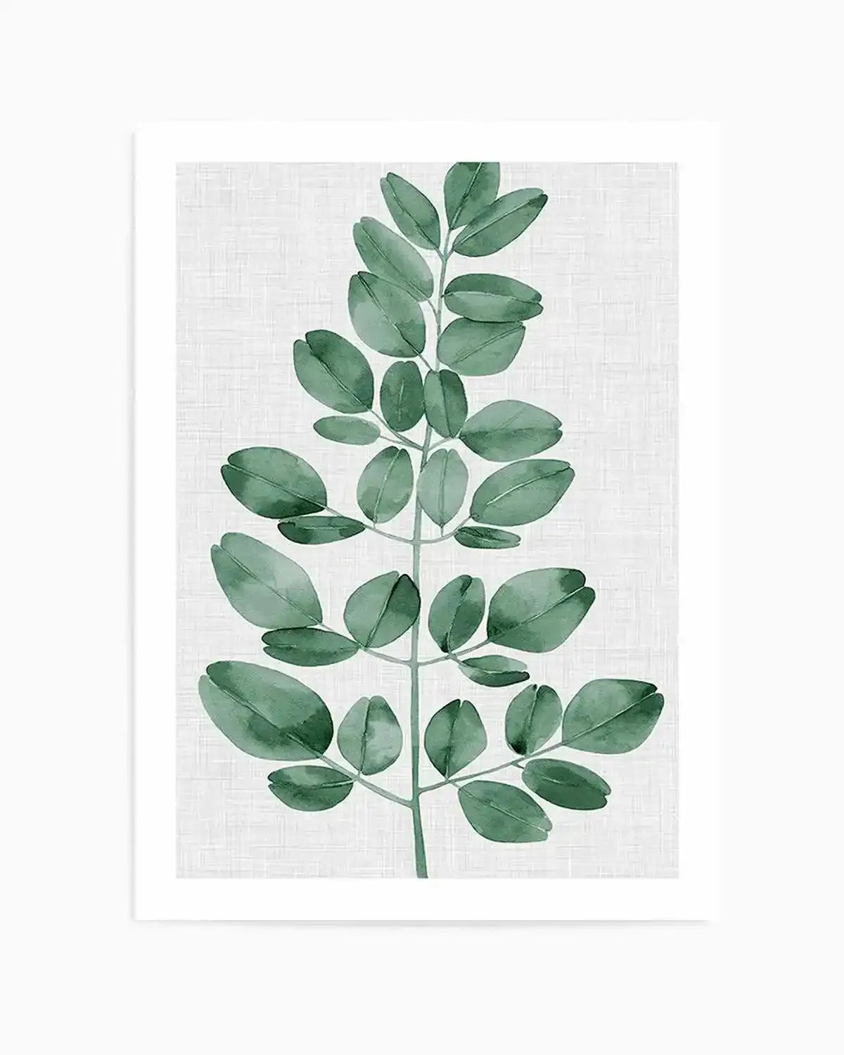 Simple Leaf Green I Art Print from Olive et Oriel where you can shop wallpaper and artworks online