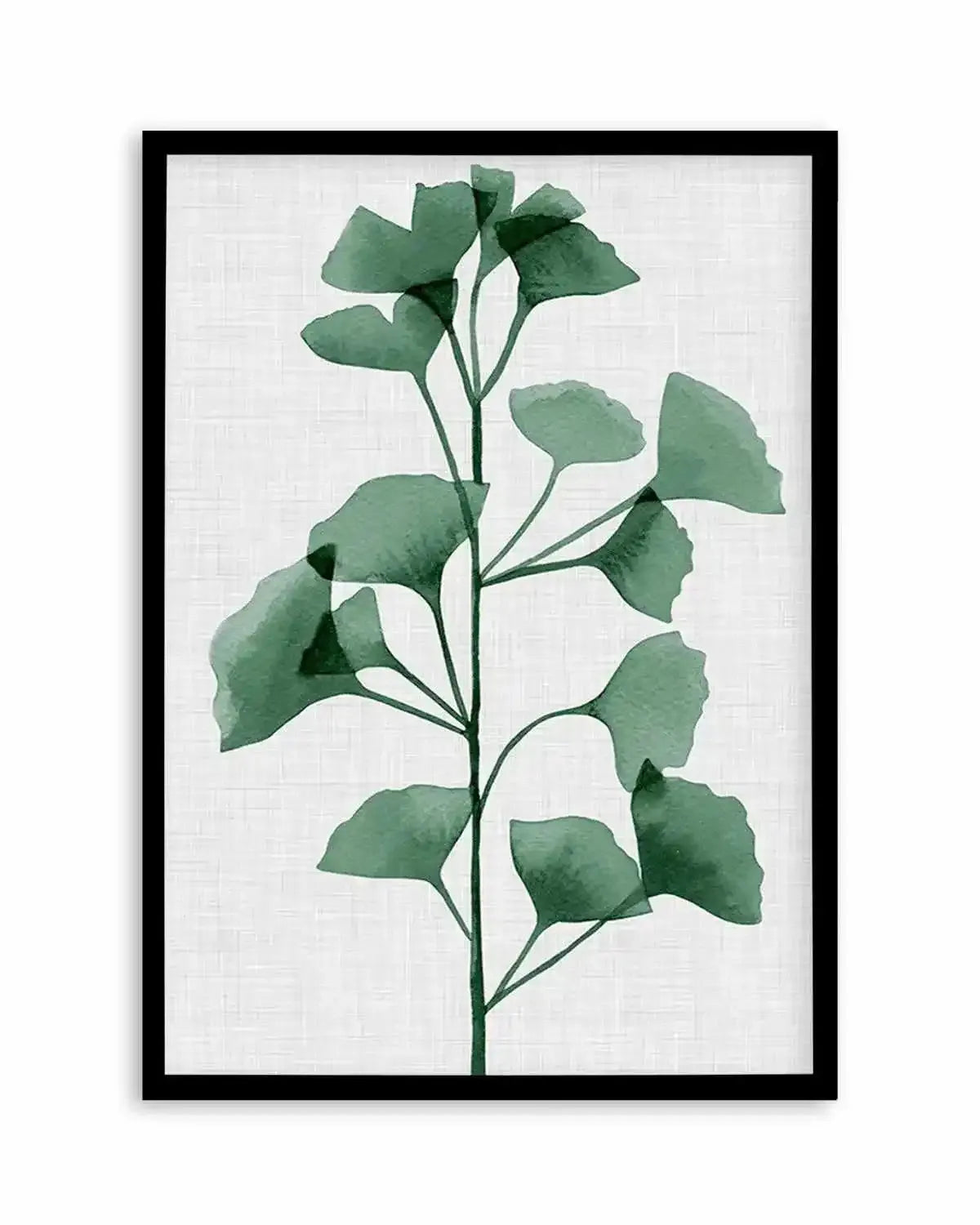 Simple Leaf Green II Art Print from Olive et Oriel where you can shop wallpaper and artworks online
