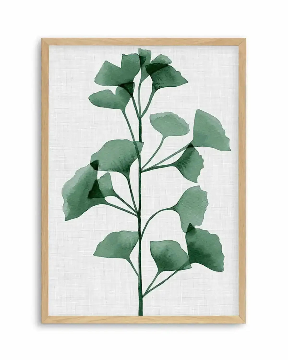 Simple Leaf Green II Art Print from Olive et Oriel where you can shop wallpaper and artworks online