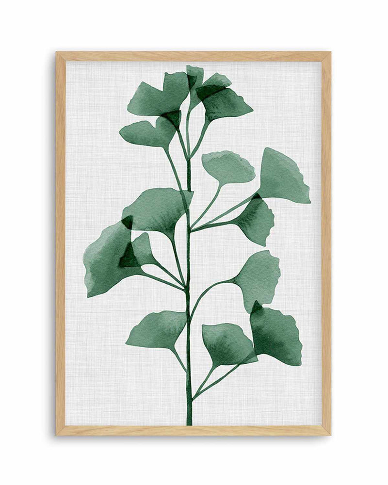 Simple Leaf Green II Art Print