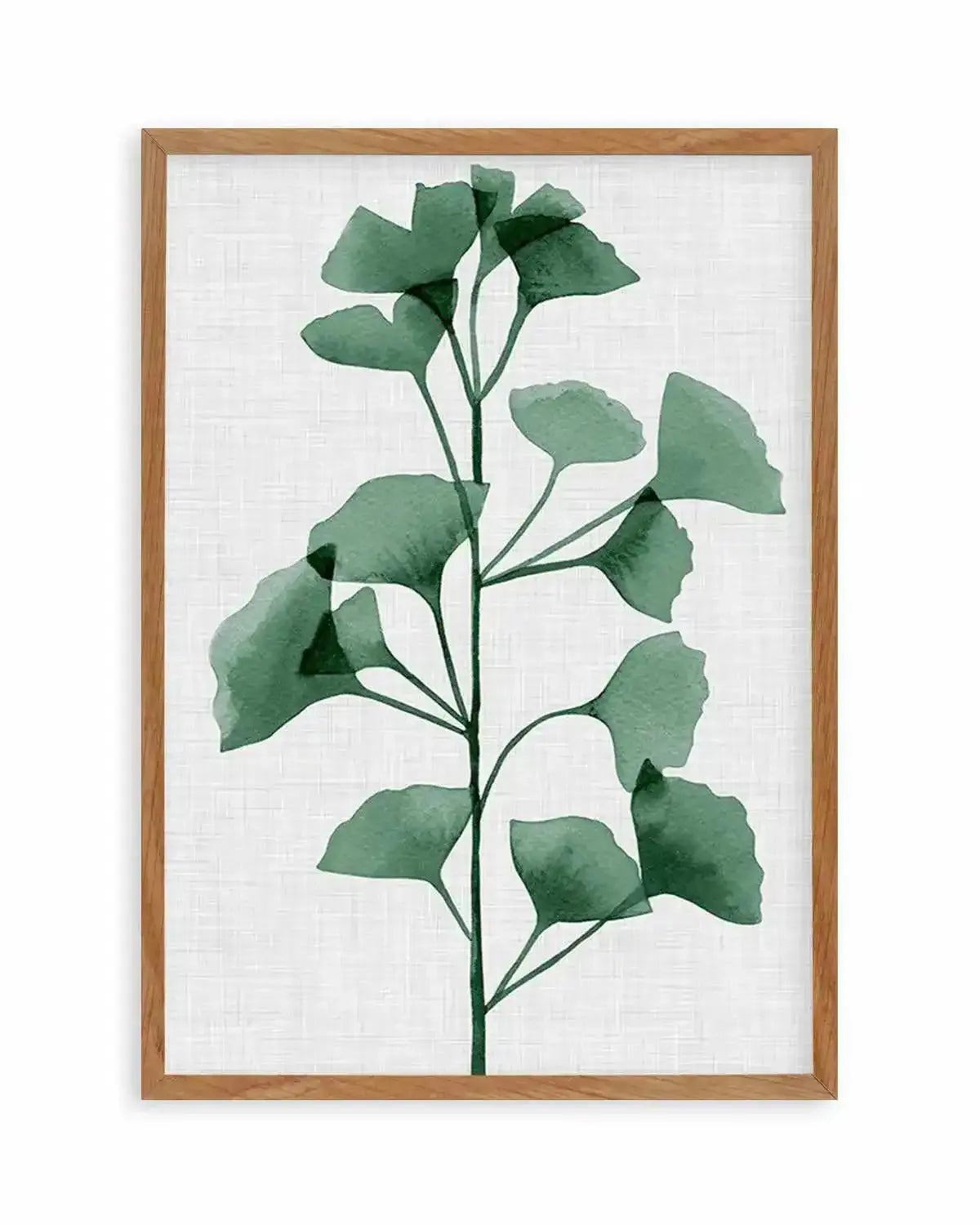 Simple Leaf Green II Art Print from Olive et Oriel where you can shop wallpaper and artworks online