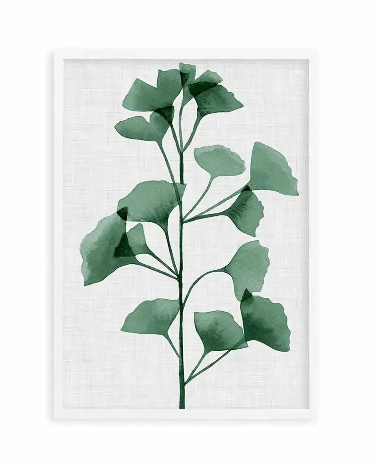 Simple Leaf Green II Art Print from Olive et Oriel where you can shop wallpaper and artworks online