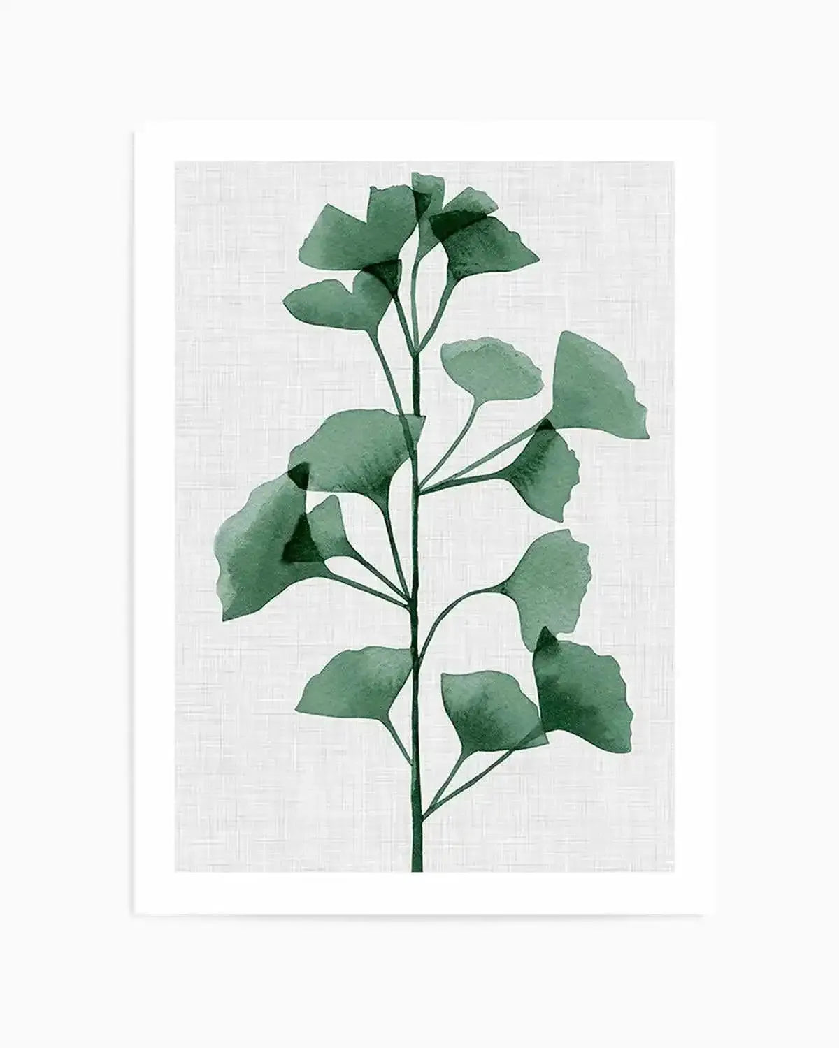 Simple Leaf Green II Art Print from Olive et Oriel where you can shop wallpaper and artworks online