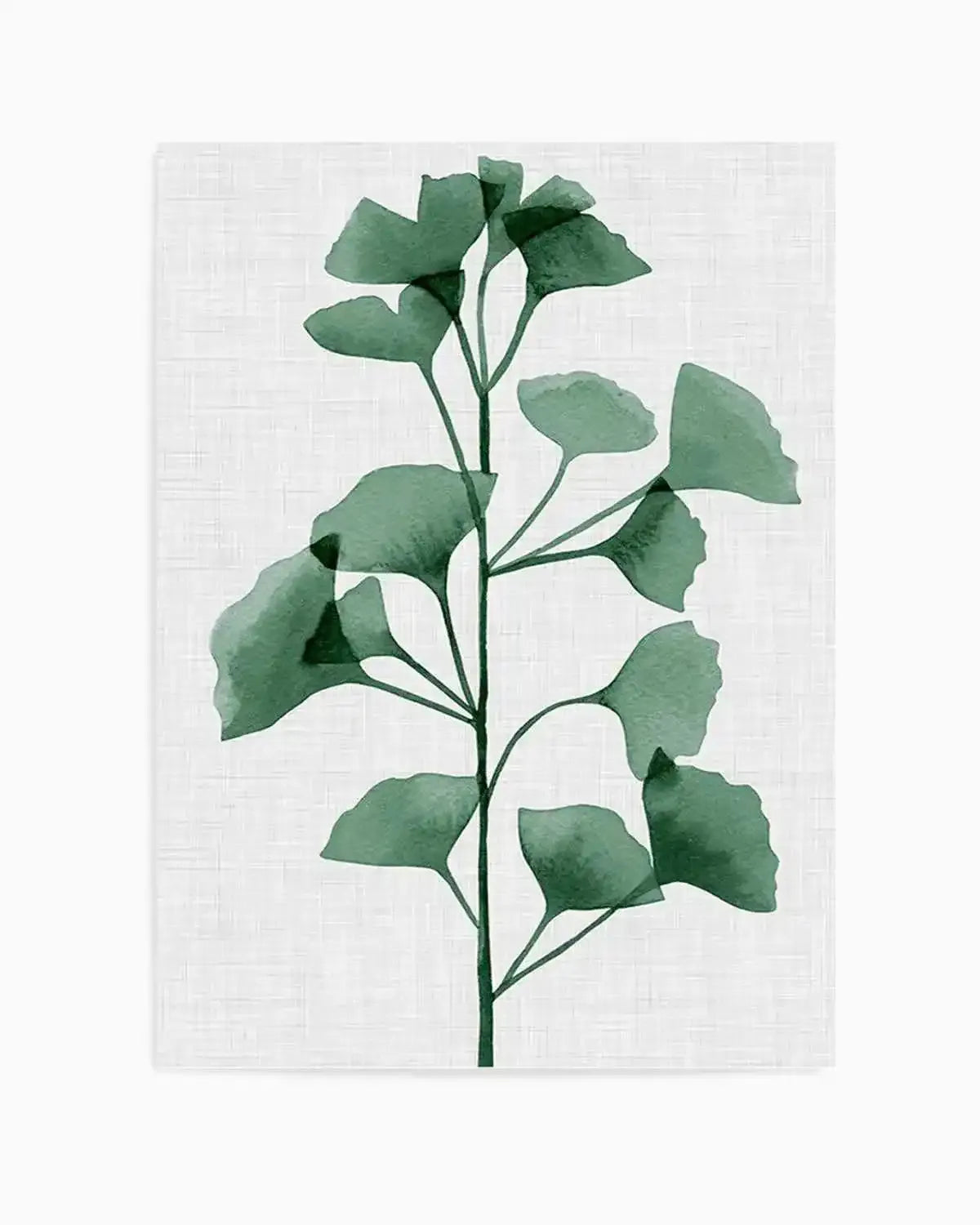 Simple Leaf Green II Art Print from Olive et Oriel where you can shop wallpaper and artworks online