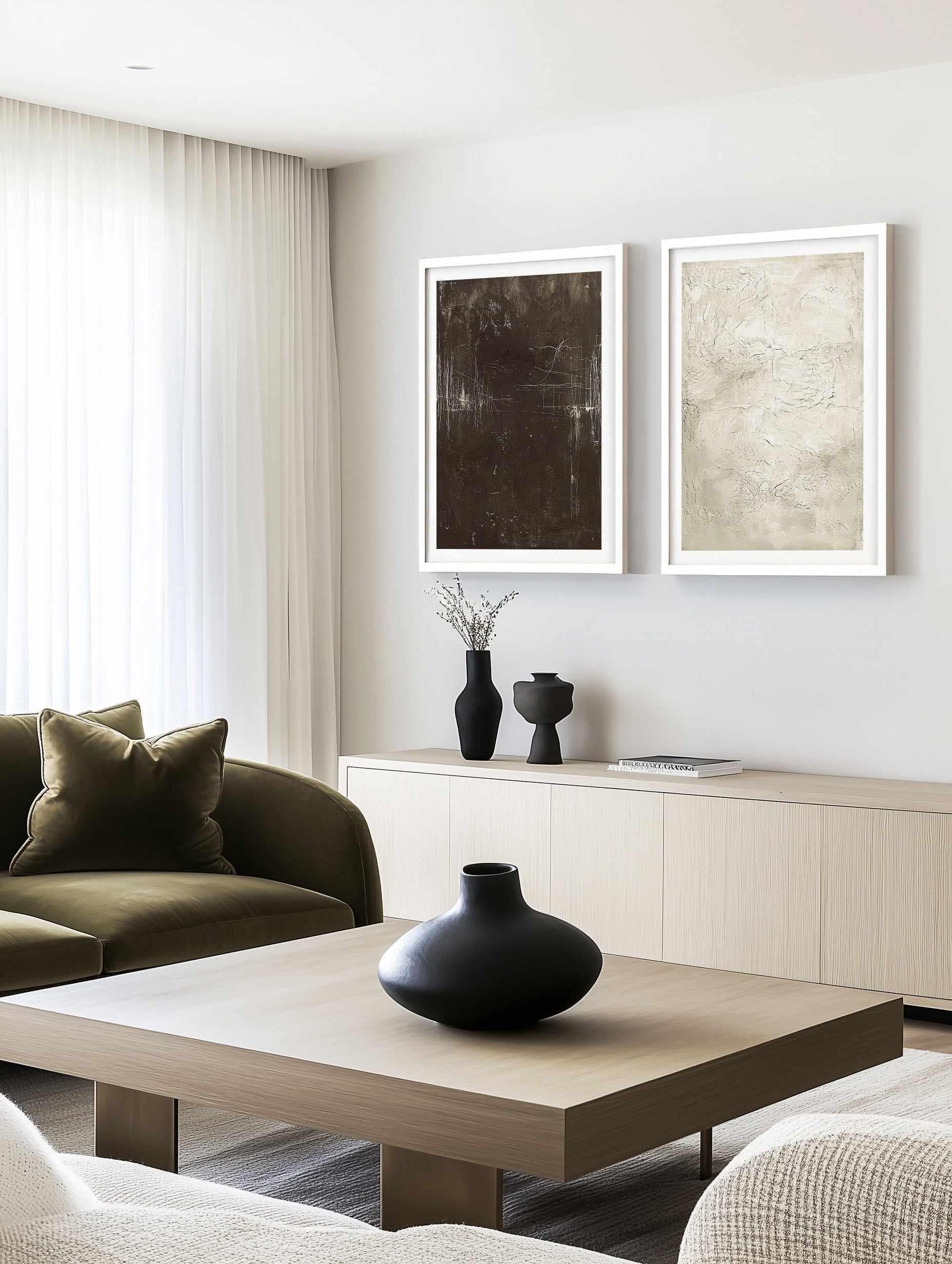 Simple Living 3 by Design Fabrikken | Art Print from Olive et Oriel where you can shop wallpaper and artworks online