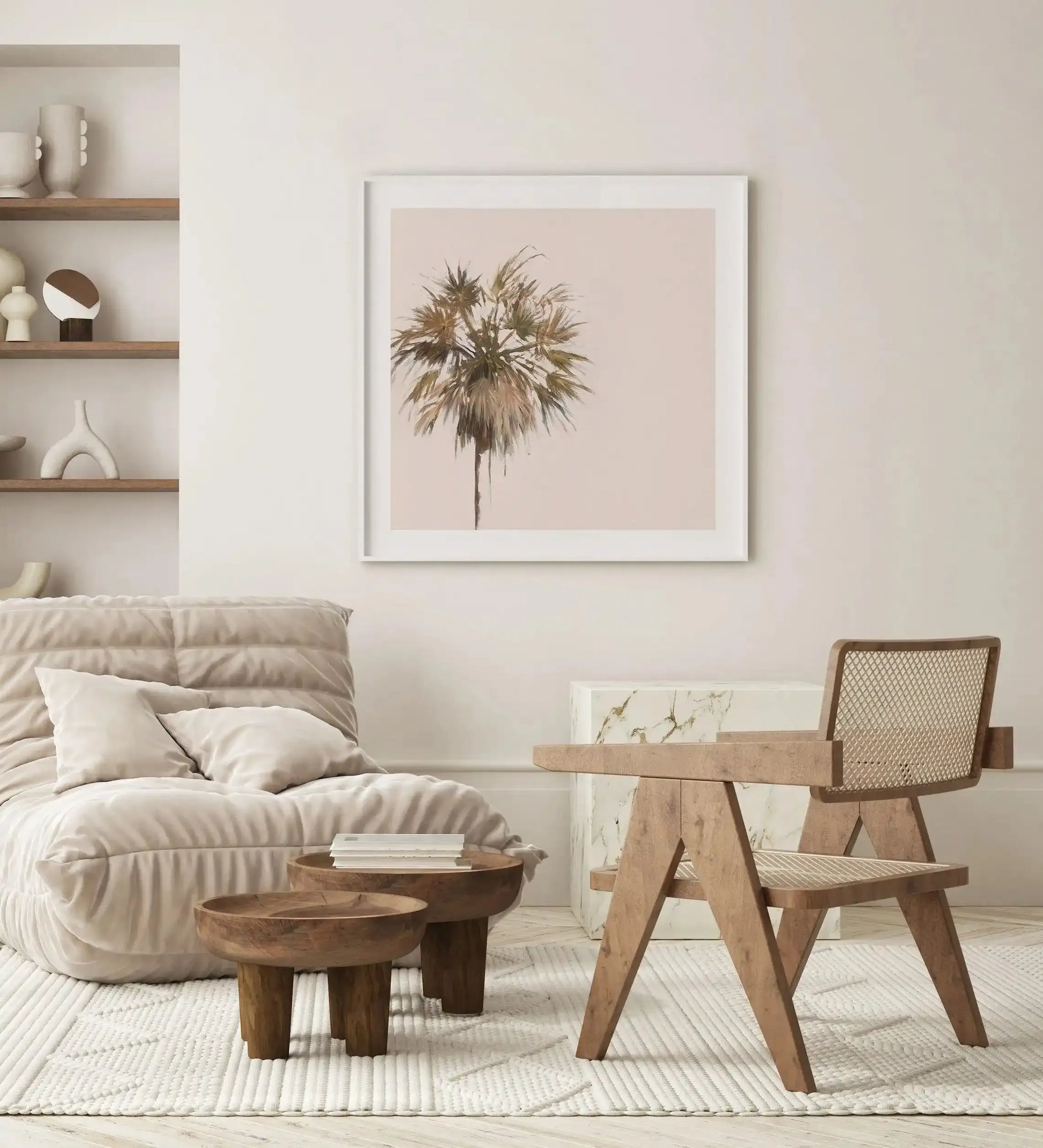 Simply Palm SQ by Natalie Jane Art Print-Buy-Bohemian-Wall-Art-Print-And-Boho-Pictures-from-Olive-et-Oriel-Bohemian-Wall-Art-Print-And-Boho-Pictures-And-Also-Boho-Abstract-Art-Paintings-On-Canvas-For-A-Girls-Bedroom-Wall-Decor-Collection-of-Boho-Style-Feminine-Art-Poster-and-Framed-Artwork-Update-Your-Home-Decorating-Style-With-These-Beautiful-Wall-Art-Prints-Australia