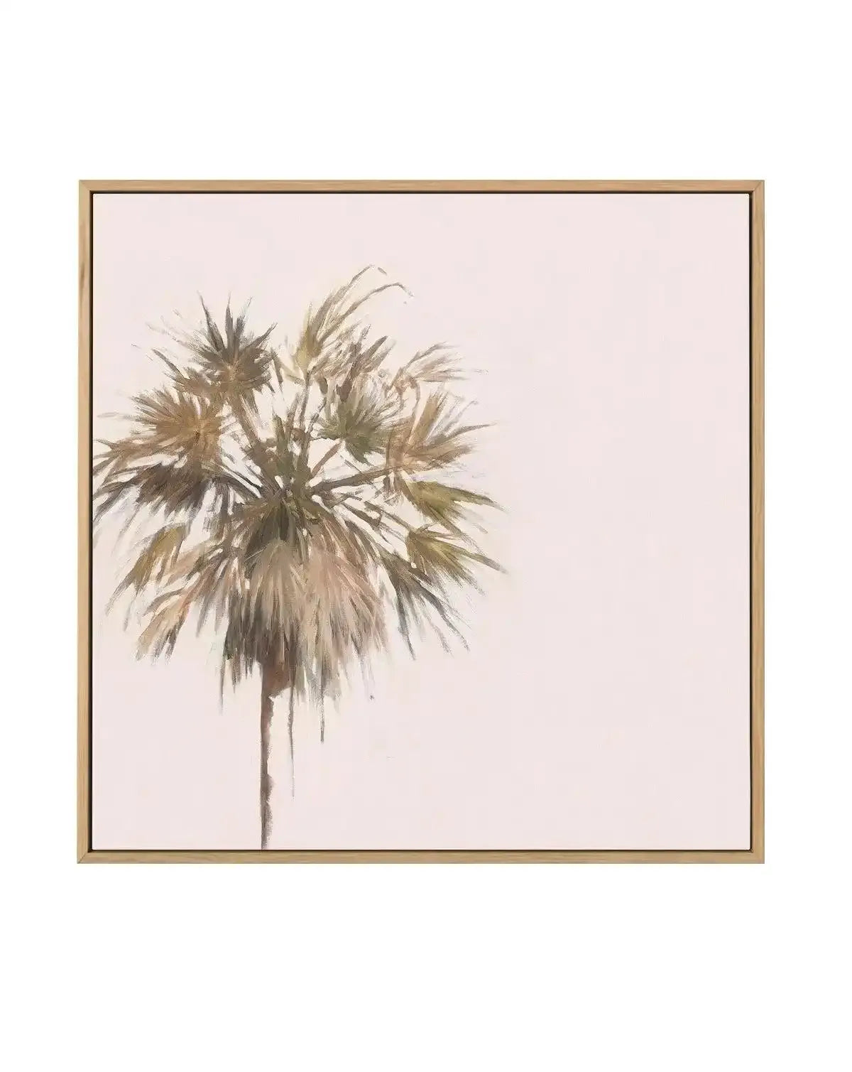 Simply Palm SQ by Natalie Jane | Framed Canvas-CANVAS-You can shop wall art online with Olive et Oriel for everything from abstract art to fun kids wall art. Our beautiful modern art prints and canvas art are available from large canvas prints to wall art paintings and our proudly Australian artwork collection offers only the highest quality framed large wall art and canvas art Australia - You can buy fashion photography prints or Hampton print posters and paintings on canvas from Olive et Oriel