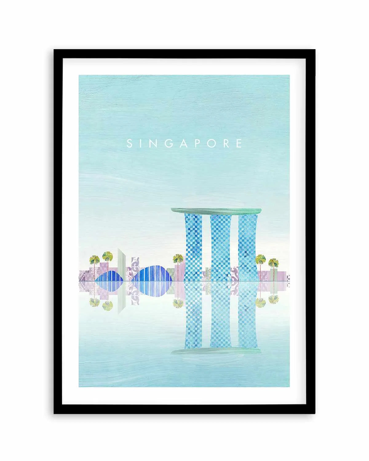 Singapore by Henry Rivers Art Print from Olive et Oriel where you can shop wallpaper and artworks online