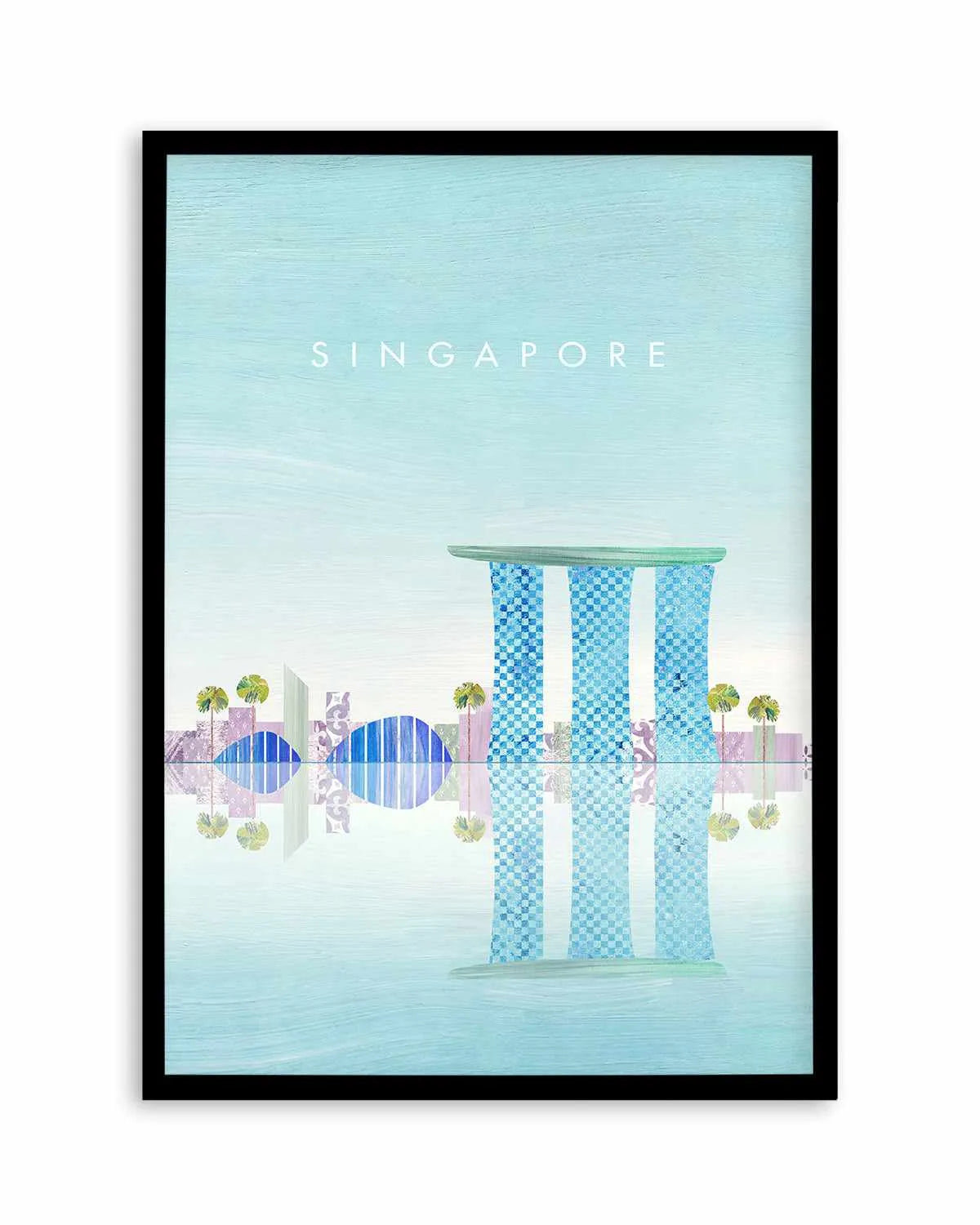 Singapore by Henry Rivers Art Print from Olive et Oriel where you can shop wallpaper and artworks online
