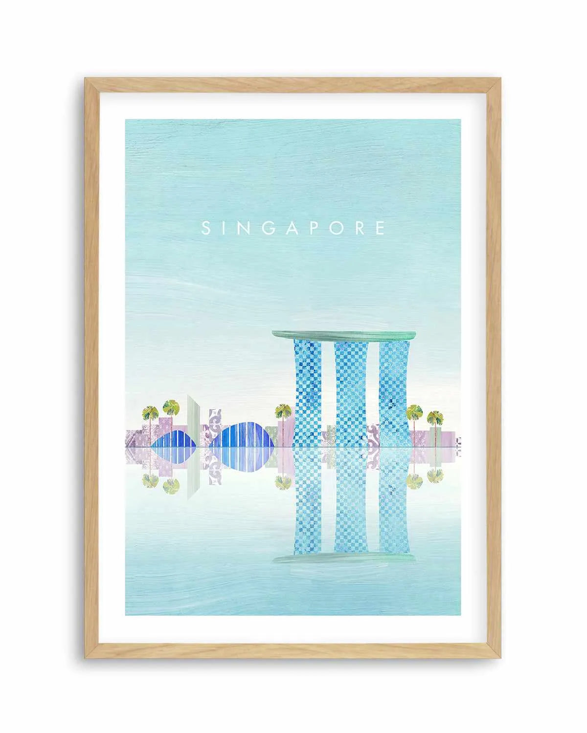 Singapore by Henry Rivers Art Print from Olive et Oriel where you can shop wallpaper and artworks online