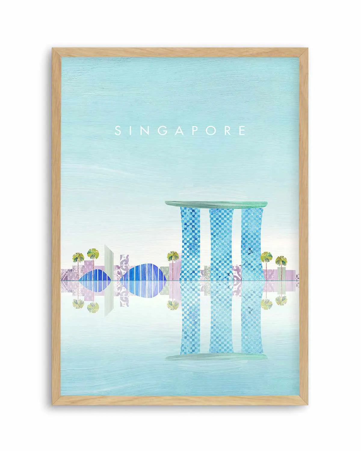Singapore by Henry Rivers Art Print from Olive et Oriel where you can shop wallpaper and artworks online