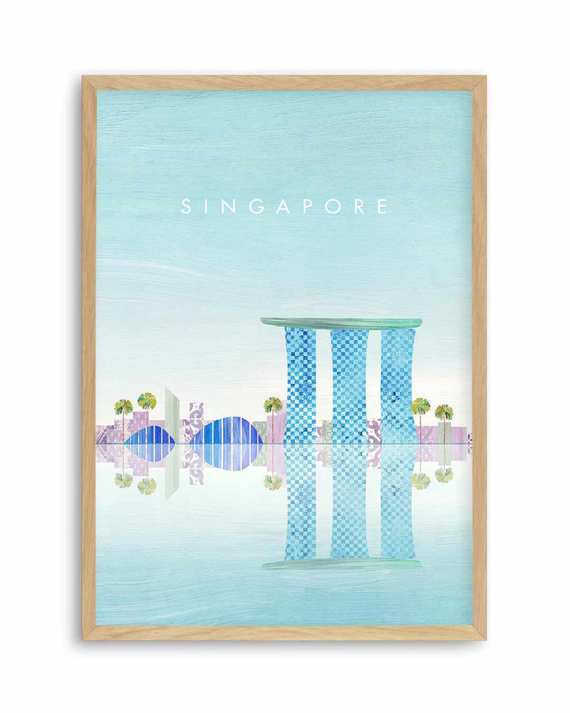 Singapore by Henry Rivers Art Print