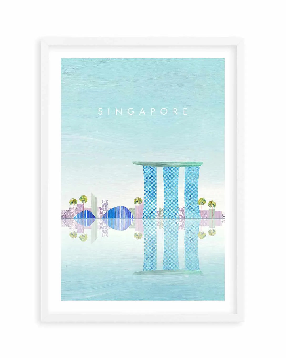 Singapore by Henry Rivers Art Print from Olive et Oriel where you can shop wallpaper and artworks online
