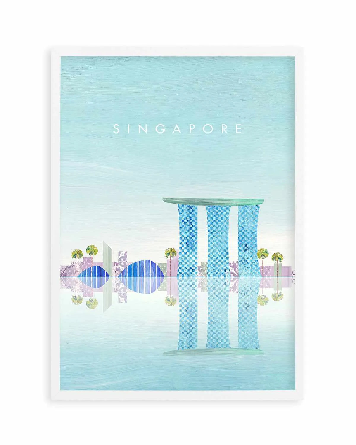 Singapore by Henry Rivers Art Print from Olive et Oriel where you can shop wallpaper and artworks online