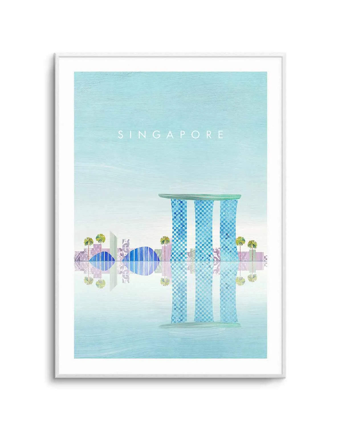 Singapore by Henry Rivers Art Print from Olive et Oriel where you can shop wallpaper and artworks online
