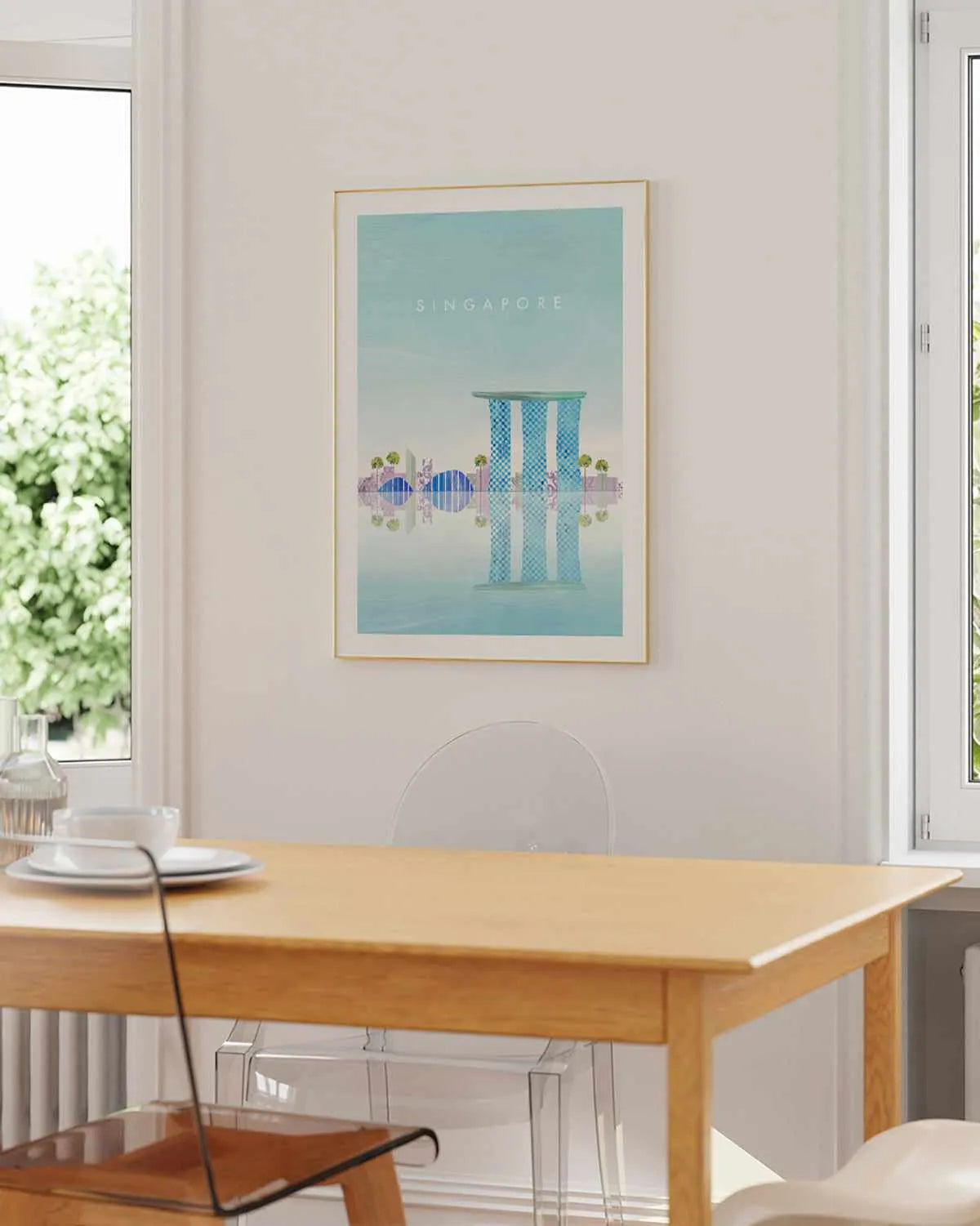 Singapore by Henry Rivers Art Print from Olive et Oriel where you can shop wallpaper and artworks online