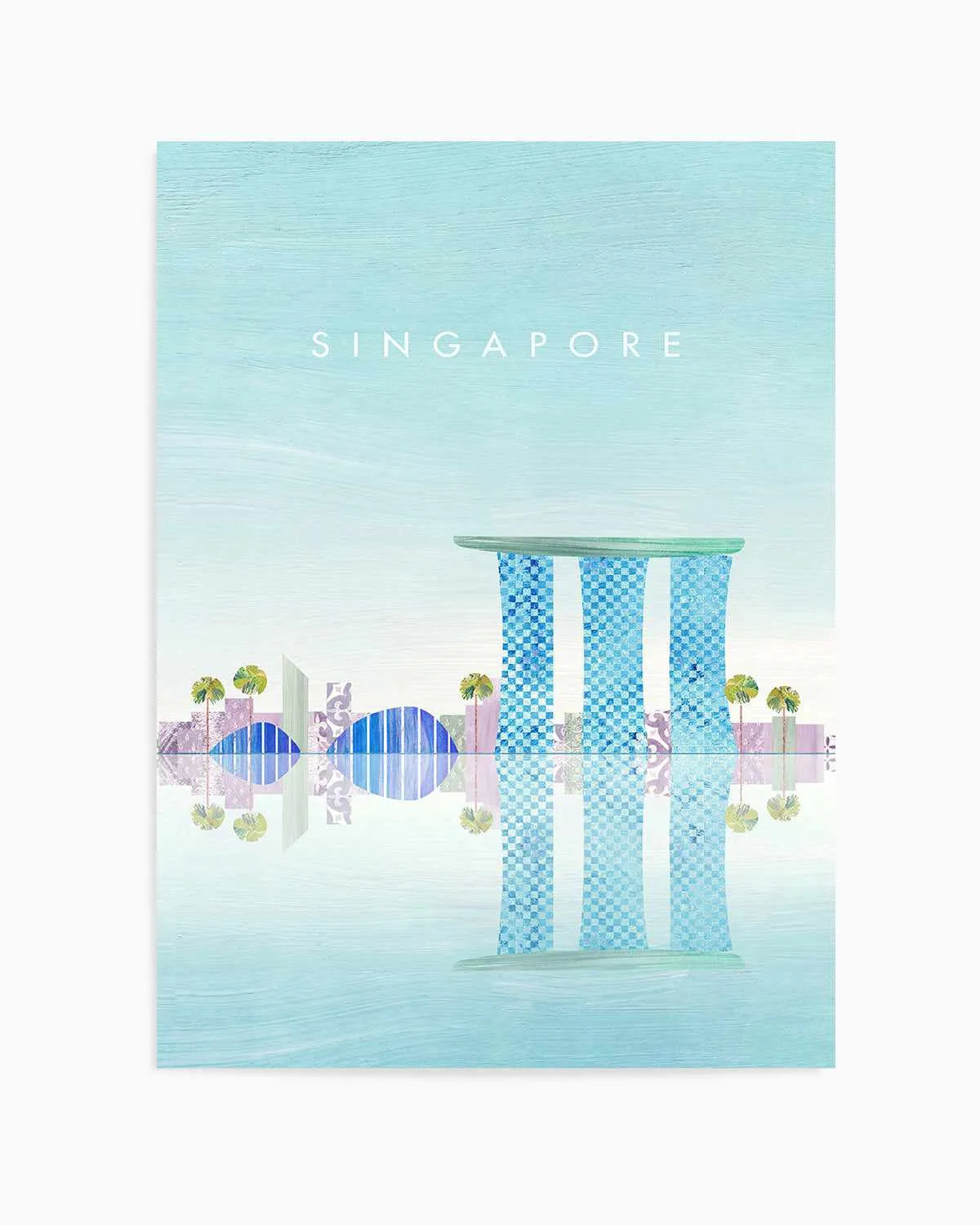 Singapore by Henry Rivers Art Print from Olive et Oriel where you can shop wallpaper and artworks online