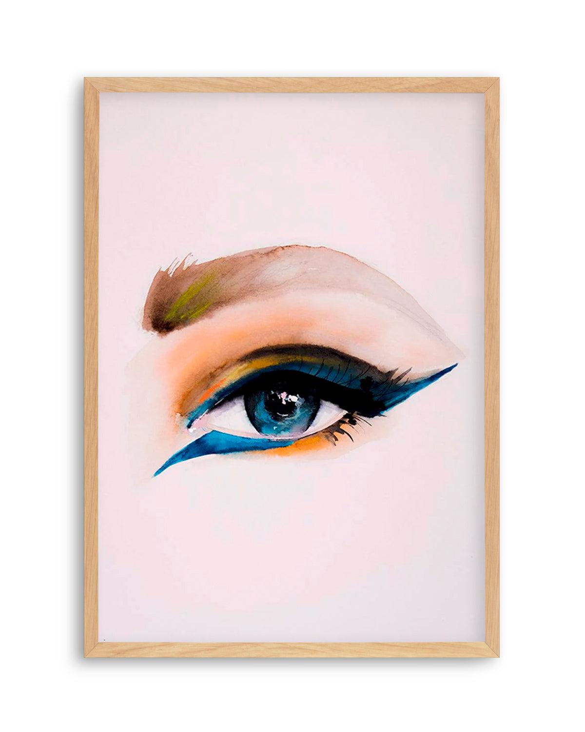 Single Eye by Leigh Viner Art Print