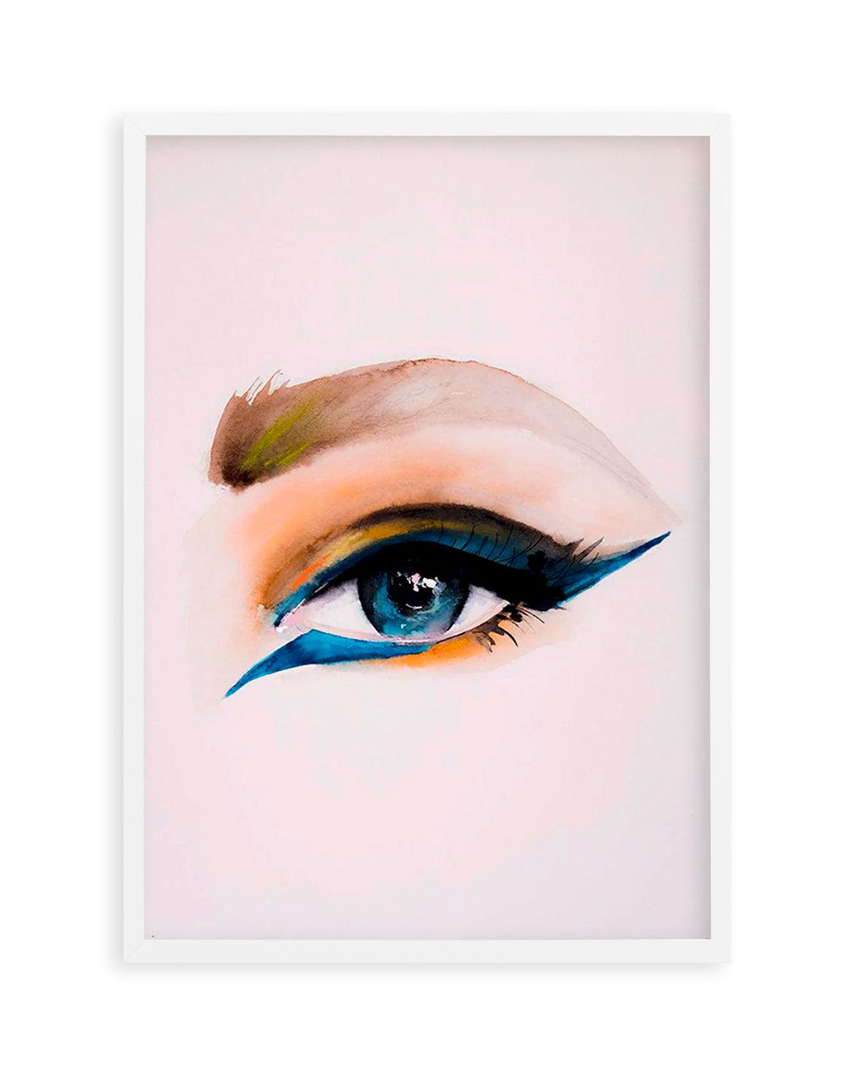 Single Eye by Leigh Viner Art Print