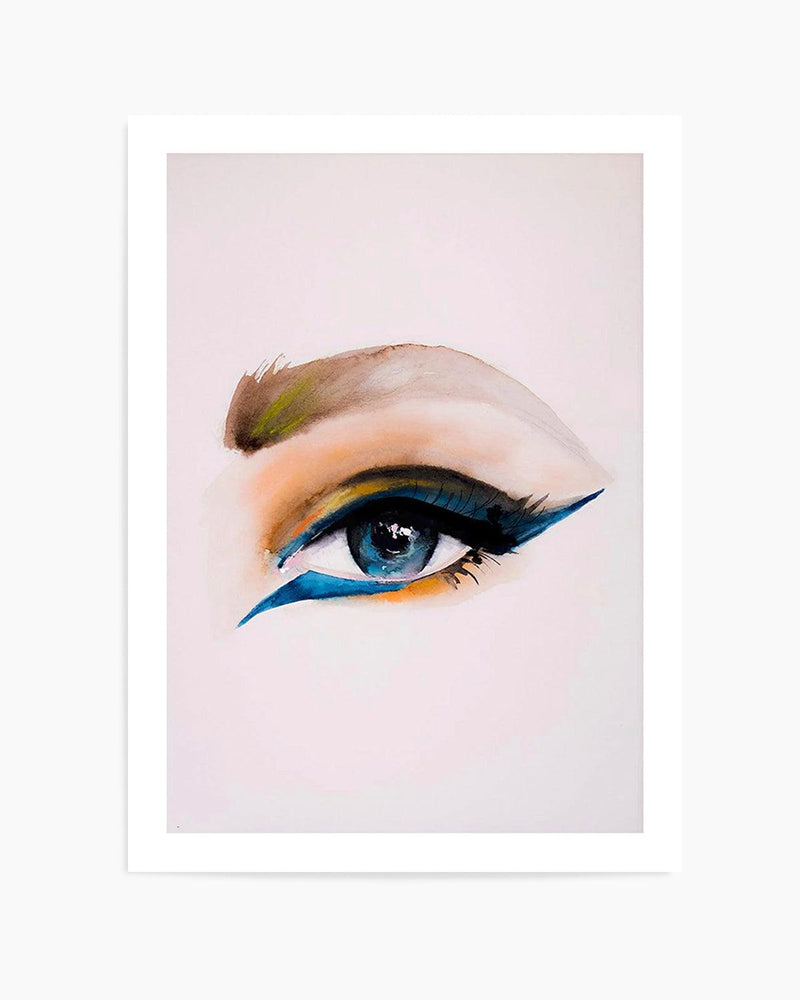 Single Eye by Leigh Viner Art Print