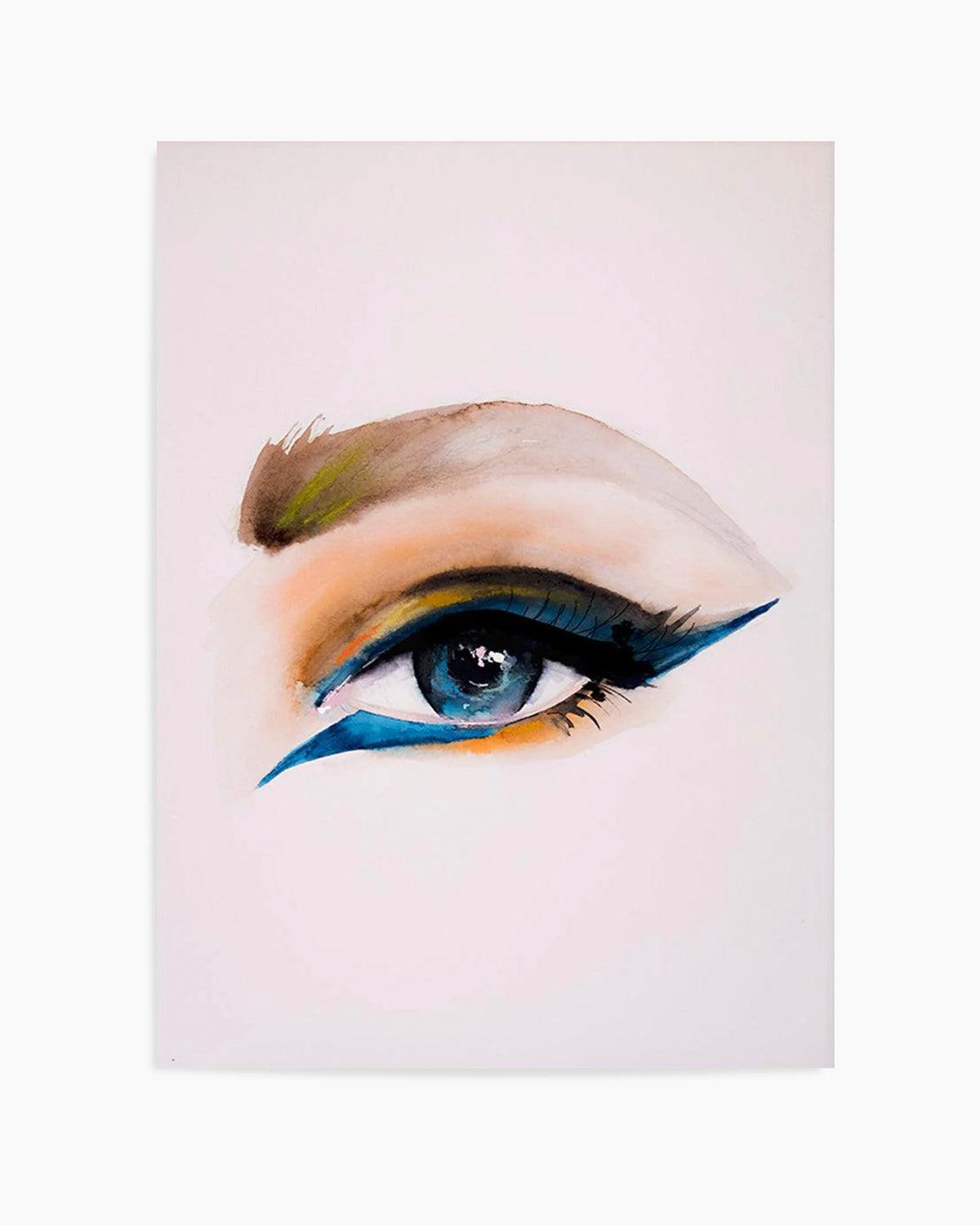 Single Eye by Leigh Viner Art Print