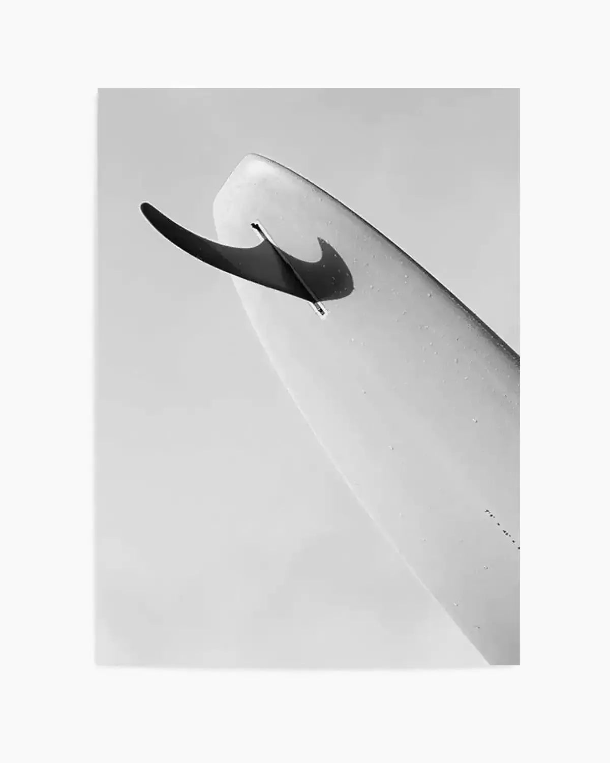 Single Fin B&W by Mario Stefanelli Art Print from Olive et Oriel where you can shop wallpaper and artworks online