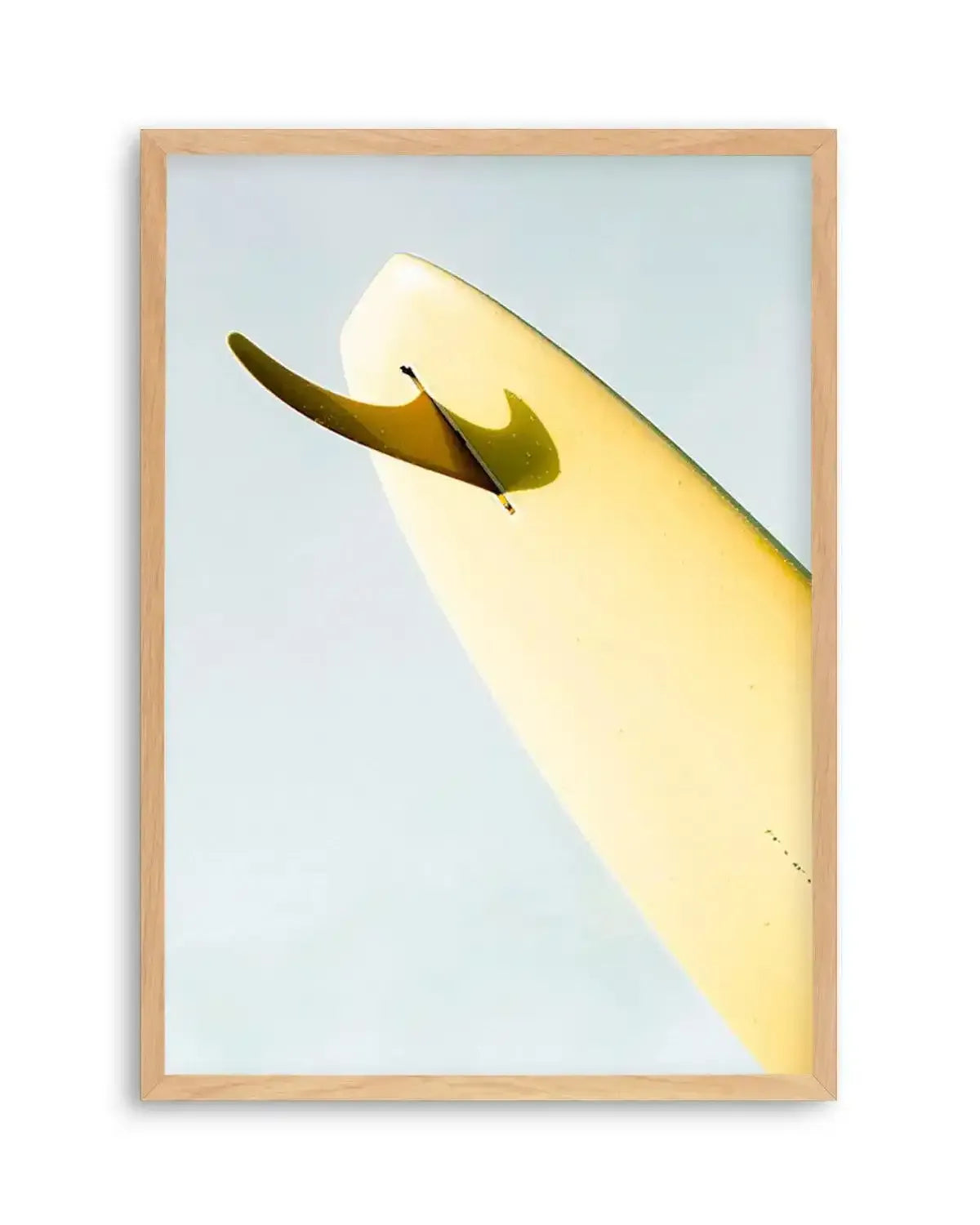 Single Fin Burnt Lemon by Mario Stefanelli Art Print from Olive et Oriel where you can shop wallpaper and artworks online
