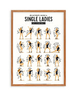 Single Ladies | Draw Me A Song Collection Art Print