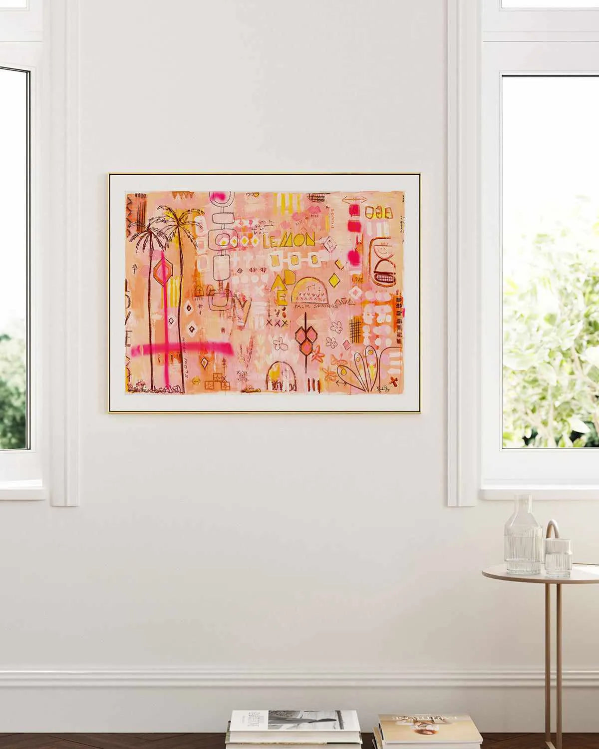 Sipping Lemonade by Jackie Green | Art Print from Olive et Oriel where you can shop wallpaper and artworks online