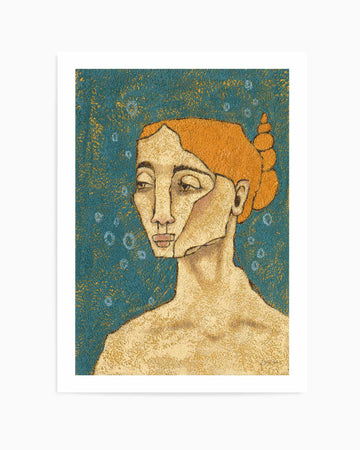 Siren by Julie Celina | Art Print from Olive et Oriel where you can shop wallpaper and artworks online