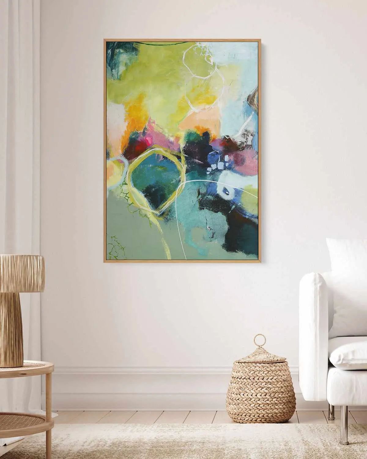 Sirius by Design Fabrikken | Framed Canvas Art Print from Olive et Oriel where you can shop wallpaper and artworks online
