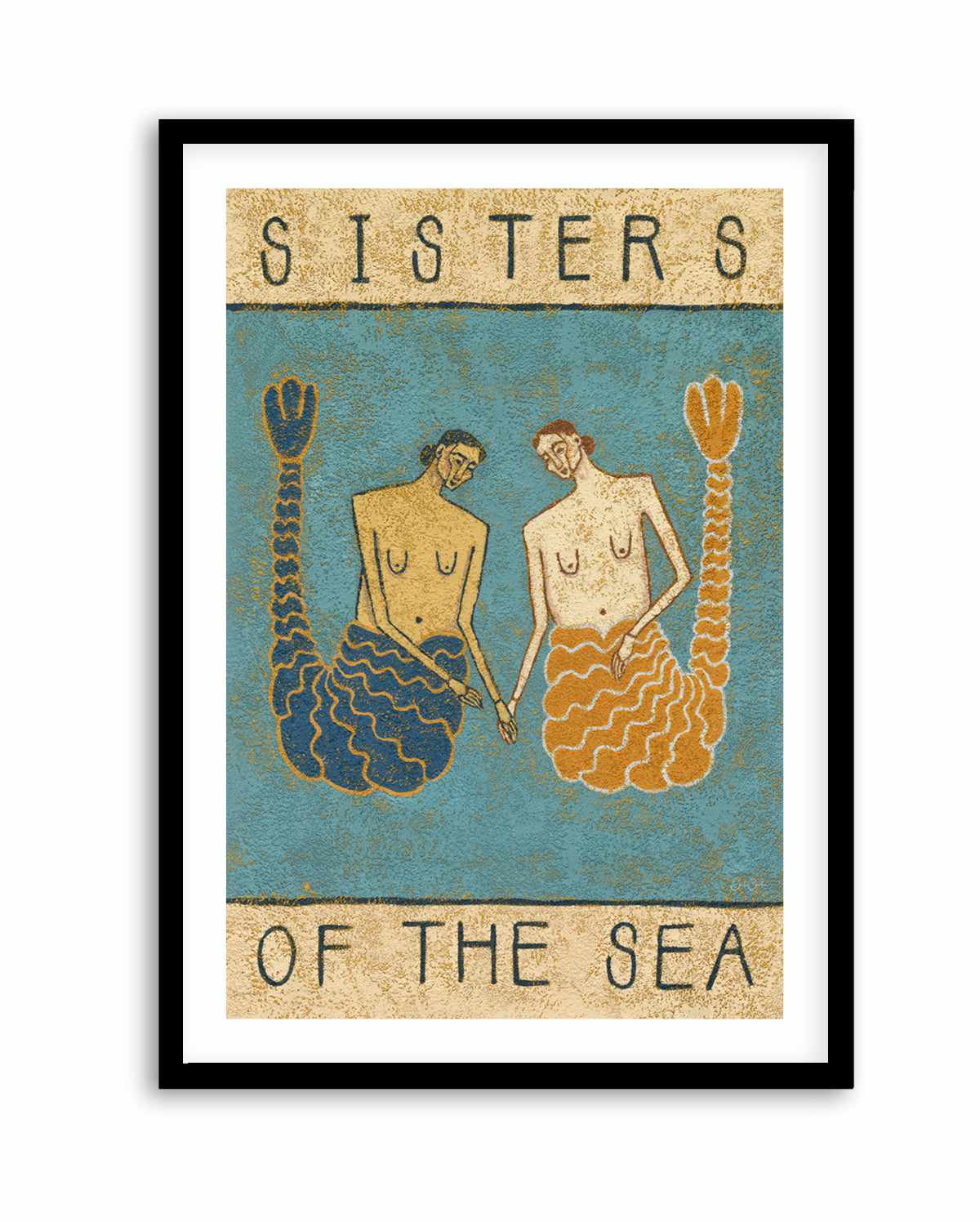 Sisters of the sea by Julie Celina | Art Print