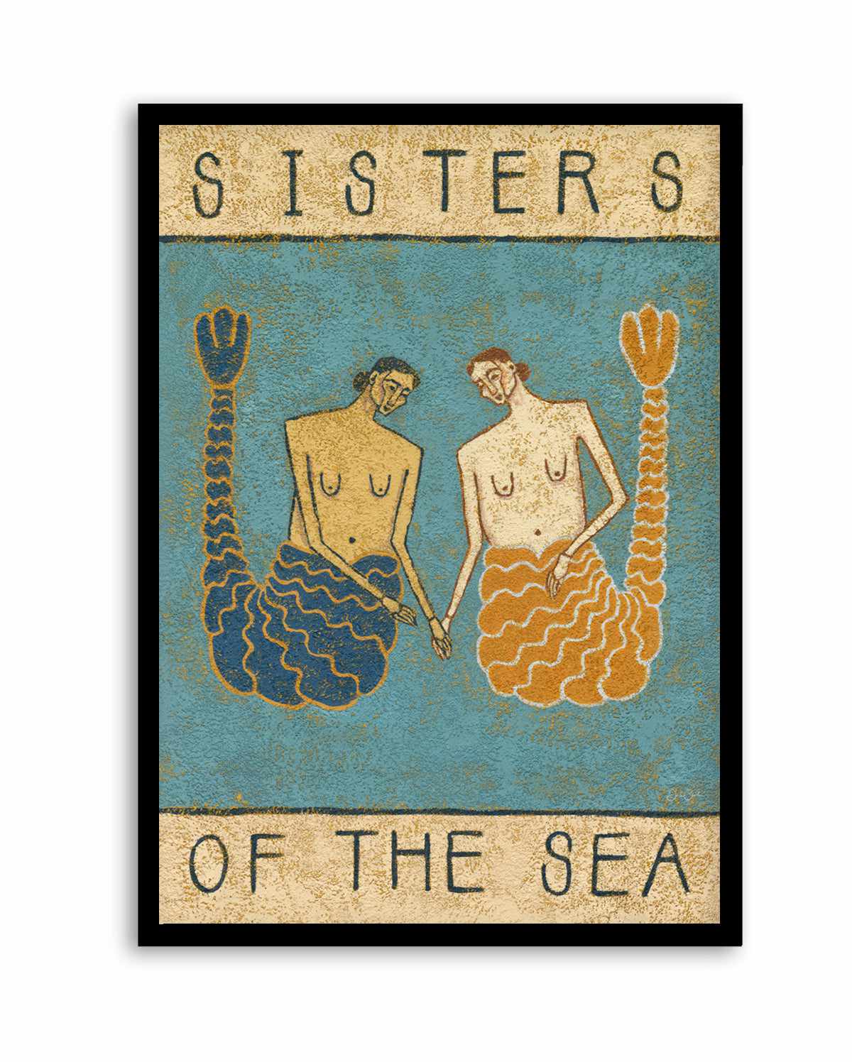 Sisters of the sea by Julie Celina | Art Print