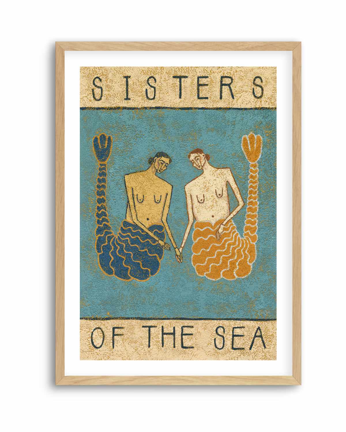 Sisters of the sea by Julie Celina | Art Print