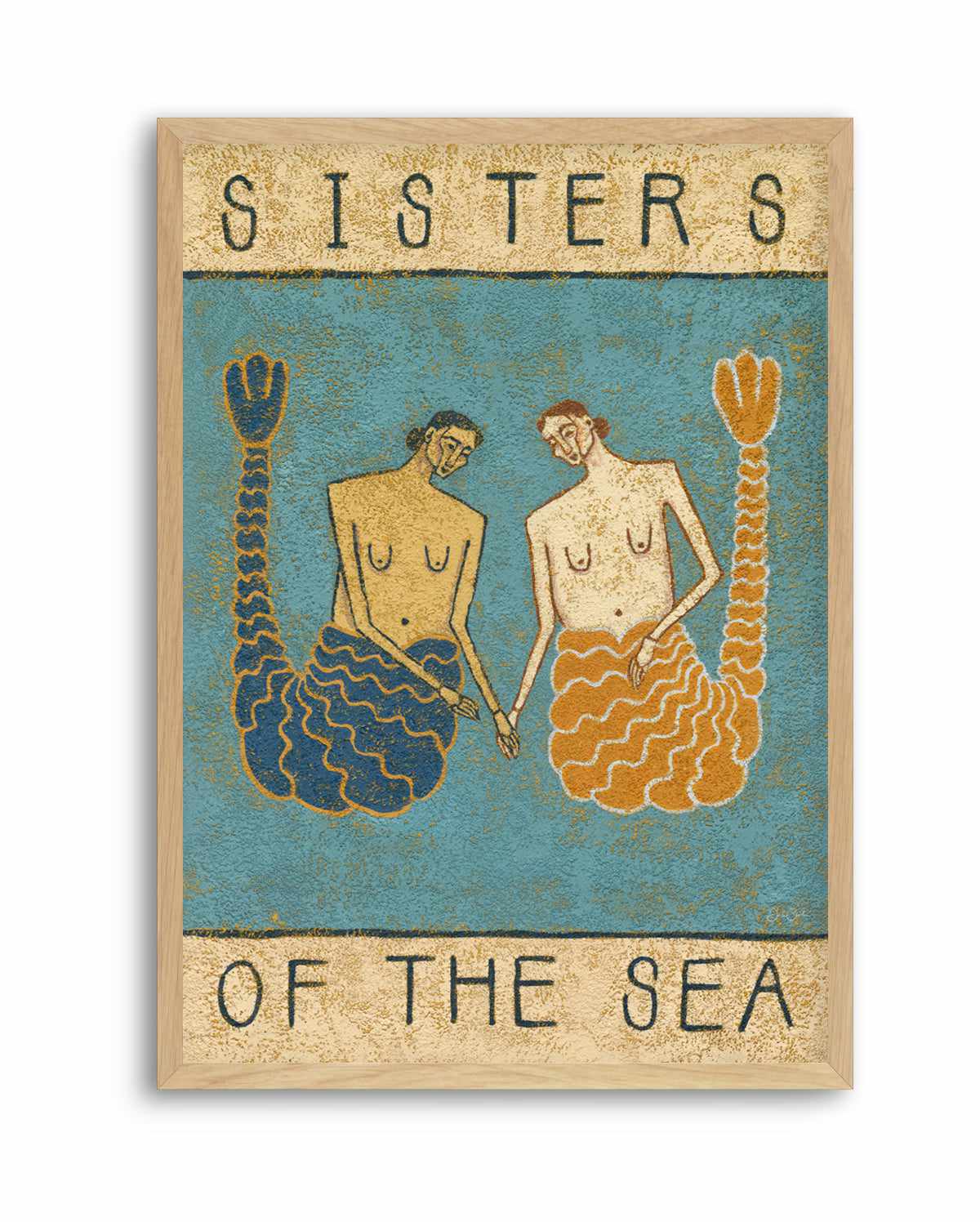 Sisters of the sea by Julie Celina | Art Print