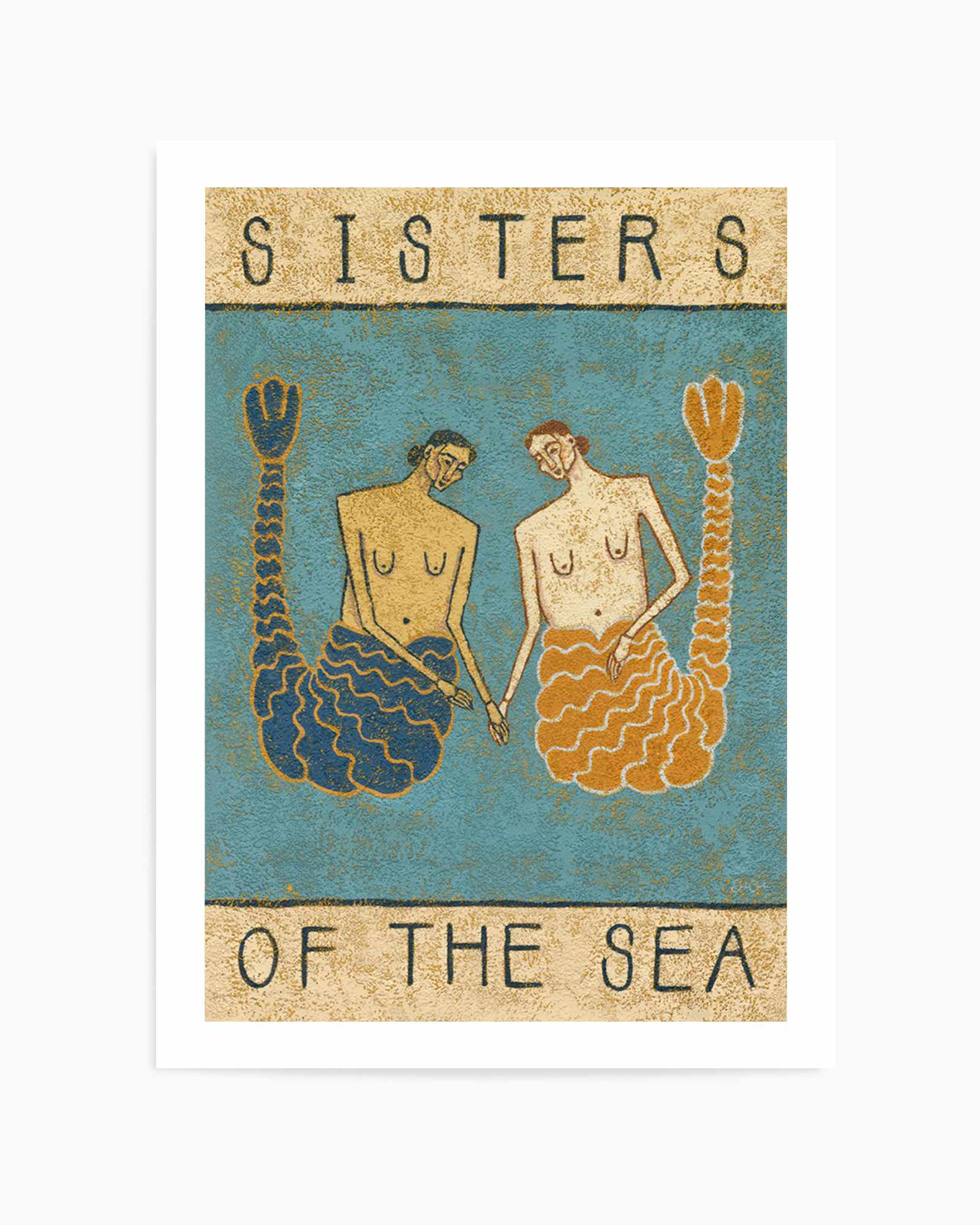 Sisters of the sea by Julie Celina | Art Print