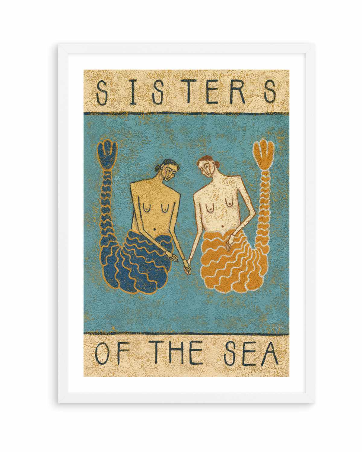 Sisters of the sea by Julie Celina | Art Print