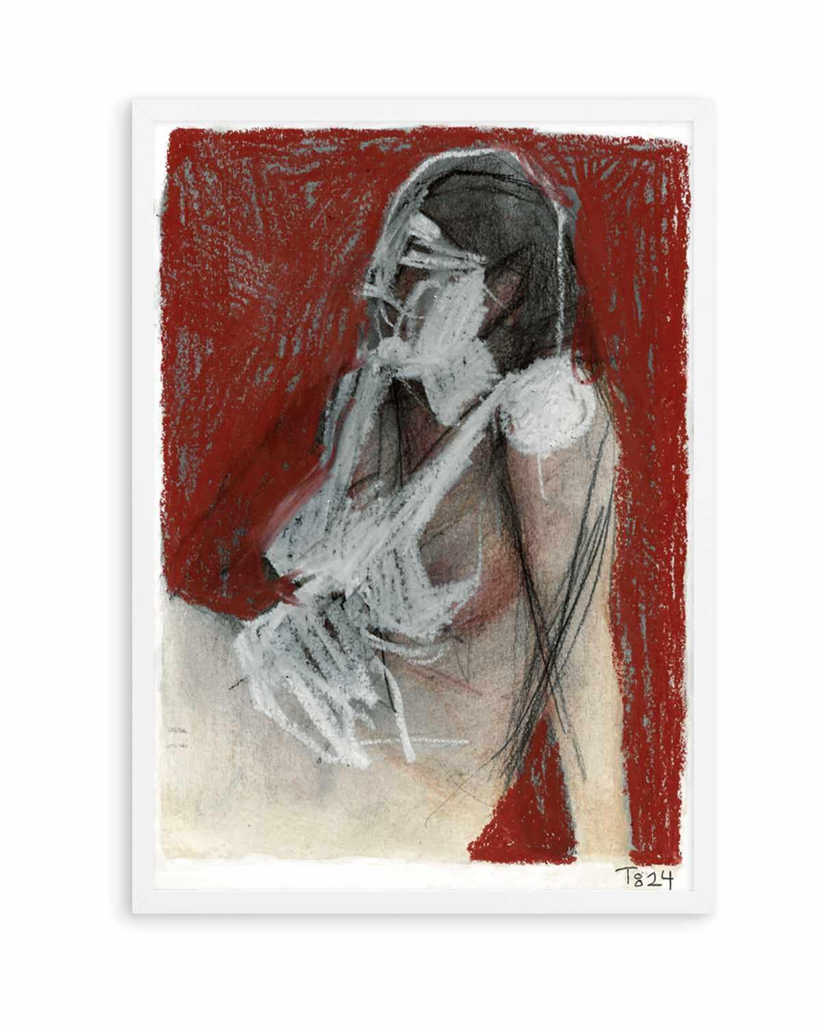 Sitting Woman by Tore Bahnson | Art Print from Olive et Oriel where you can shop wallpaper and artworks online