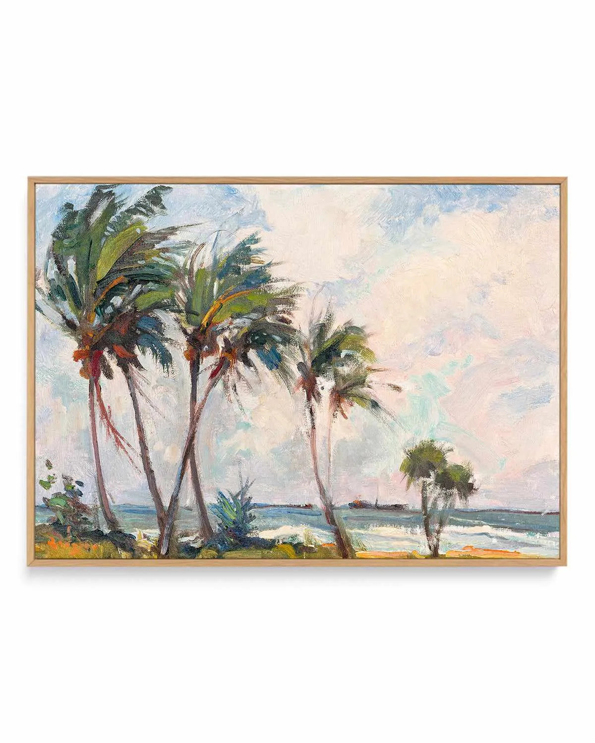 Six Palms by Richard A. Rodgers | Framed Canvas Art Print from Olive et Oriel where you can shop wallpaper and artworks online