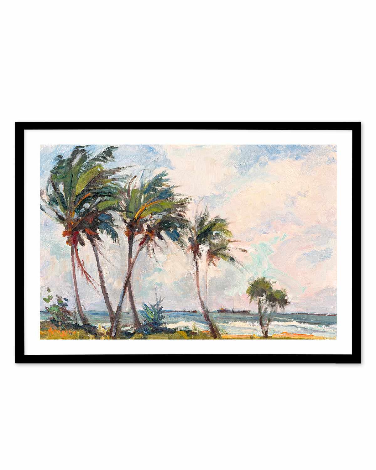 Six Palms by Richard A. Rodgers Art Print