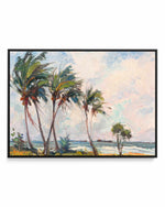 Six Palms by Richard A. Rodgers | Framed Canvas Art Print