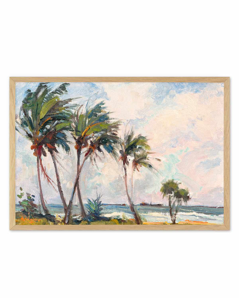 Six Palms by Richard A. Rodgers Art Print