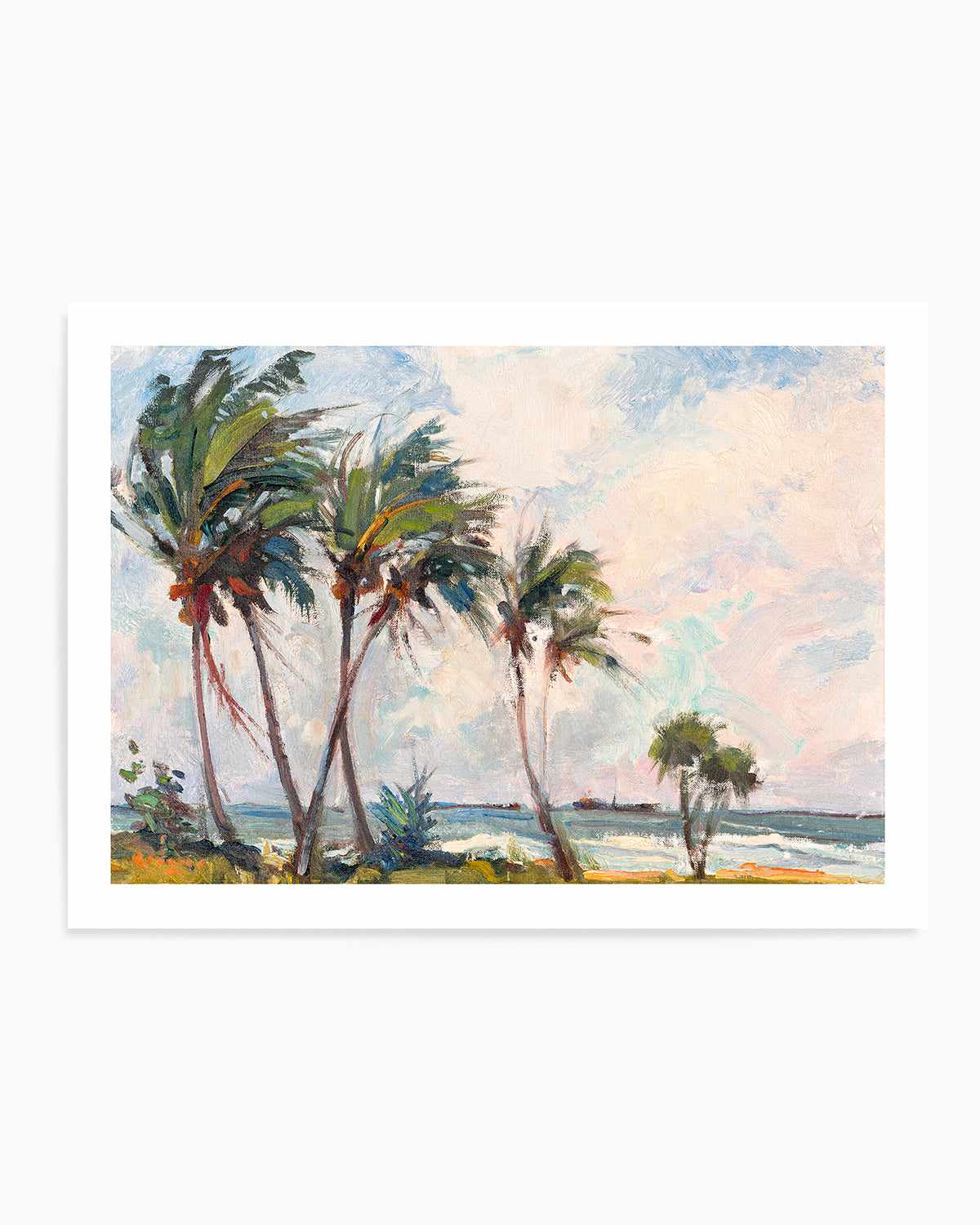 Six Palms by Richard A. Rodgers Art Print