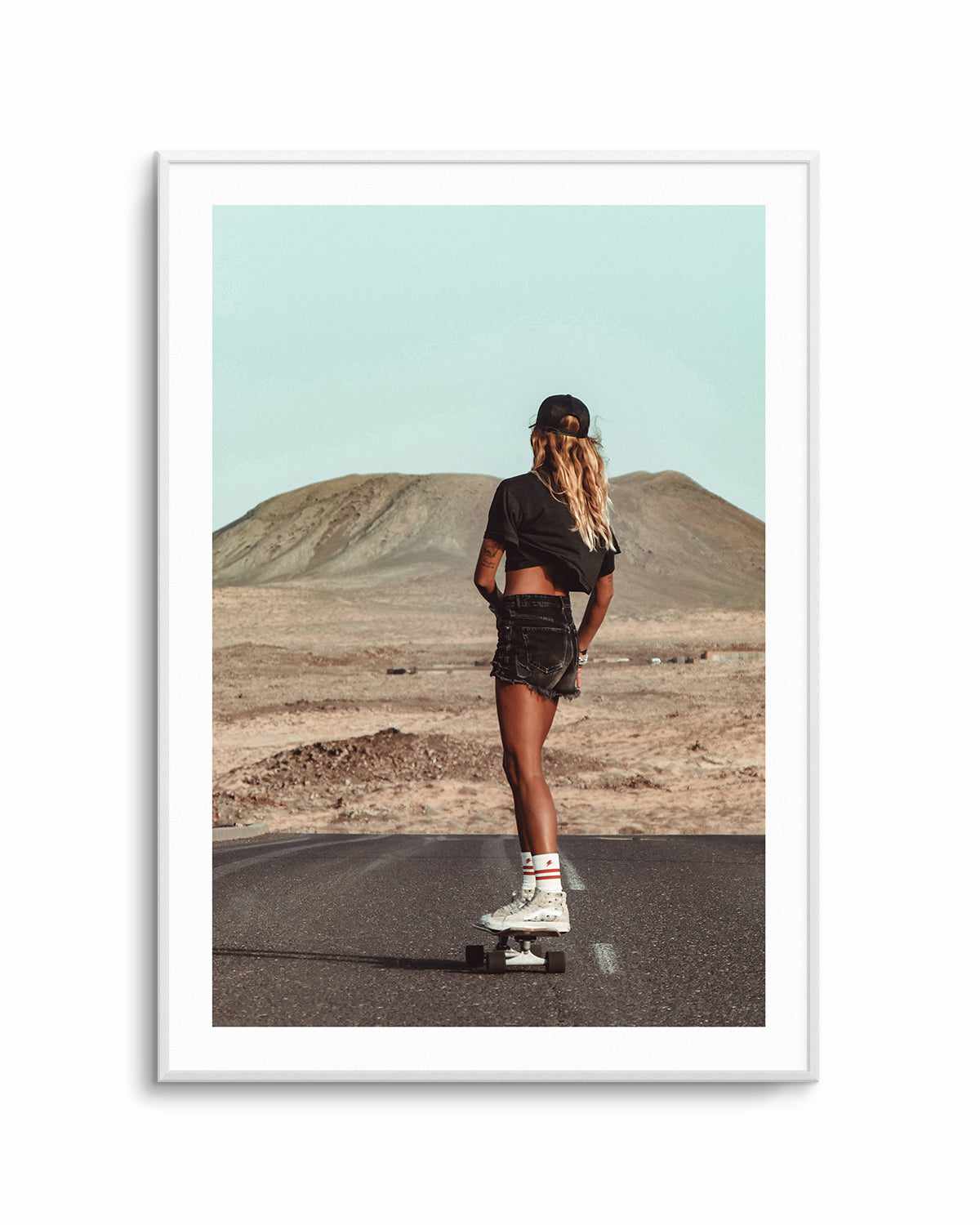 Skate Cruising by Marina Brisset Art Print