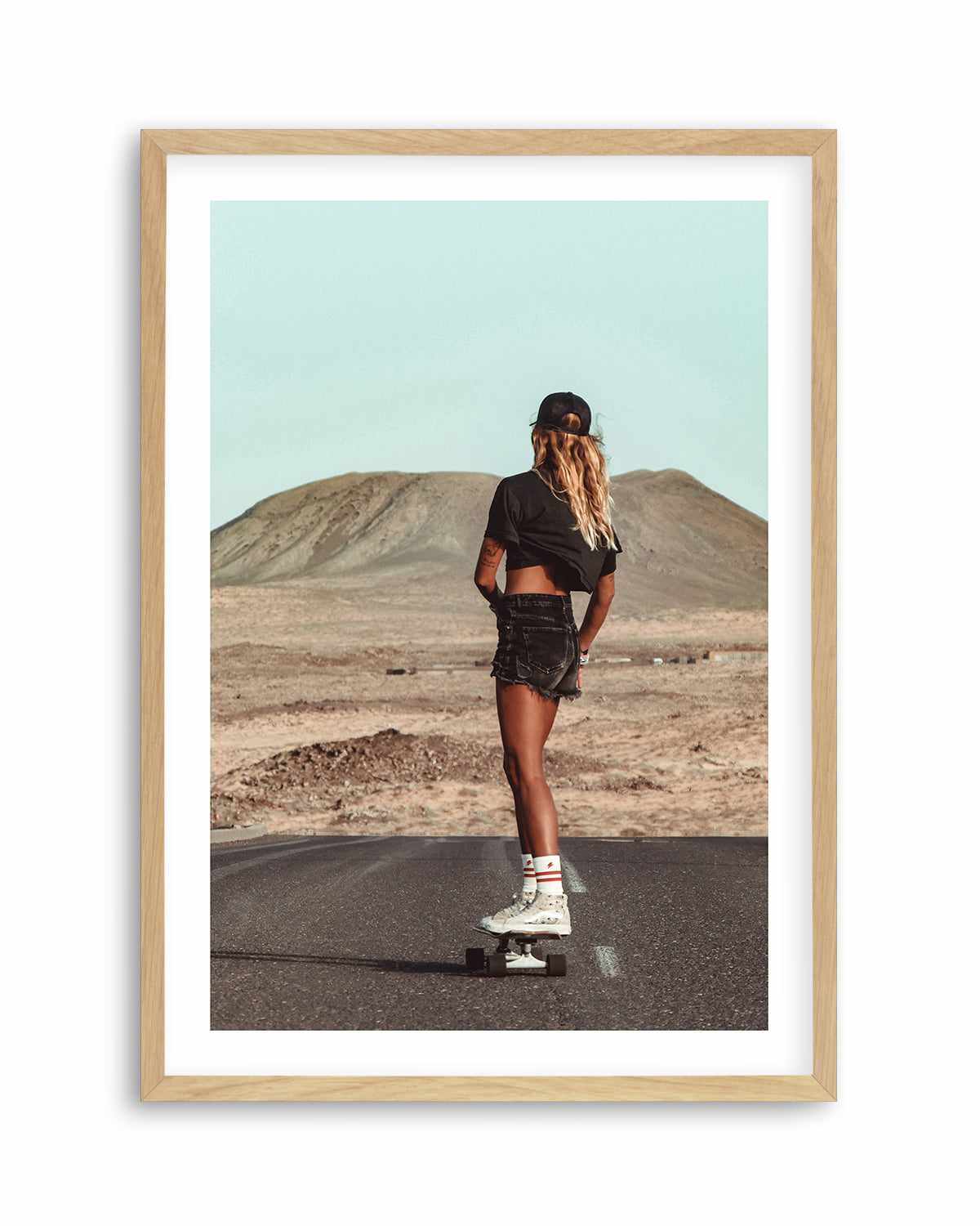 Skate Cruising by Marina Brisset Art Print