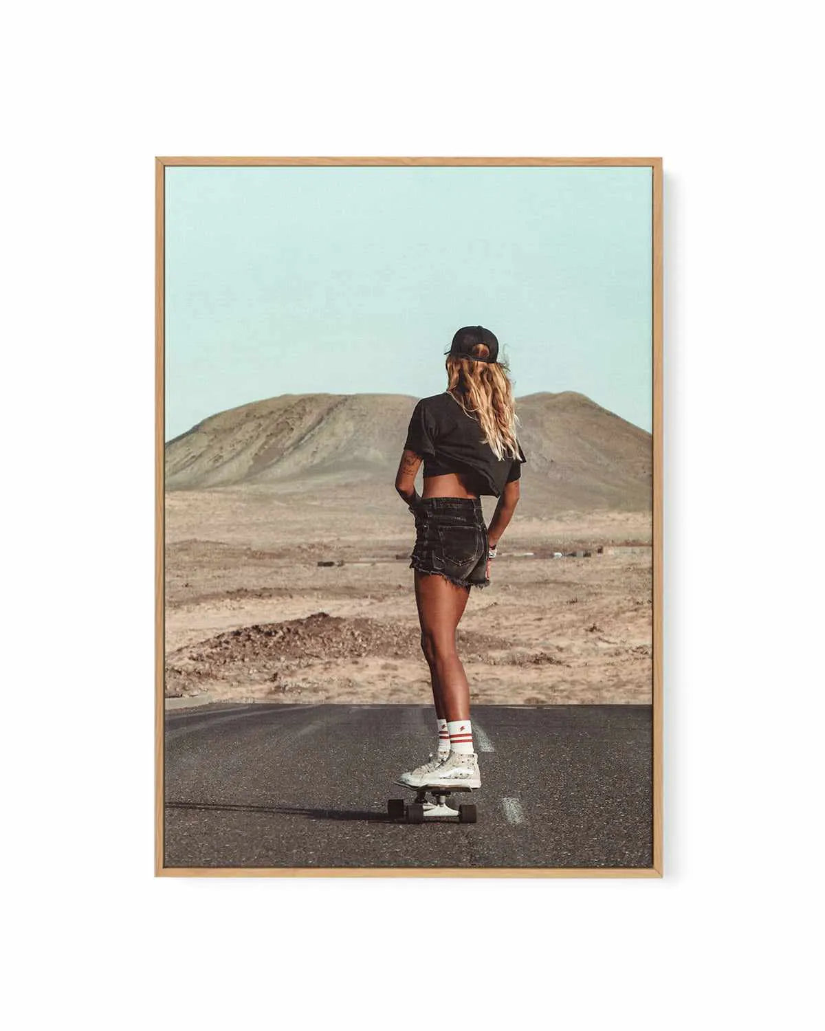 Skate Cruising by Marina Brisset | Framed Canvas Art Print from Olive et Oriel where you can shop wallpaper and artworks online