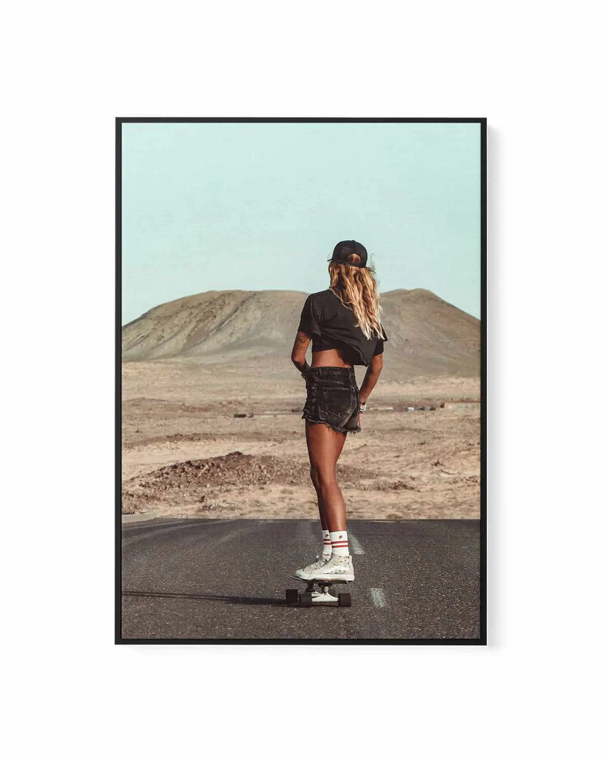 Skate Cruising by Marina Brisset | Framed Canvas Art Print from Olive et Oriel where you can shop wallpaper and artworks online