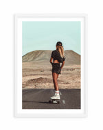 Skate Cruising by Marina Brisset Art Print