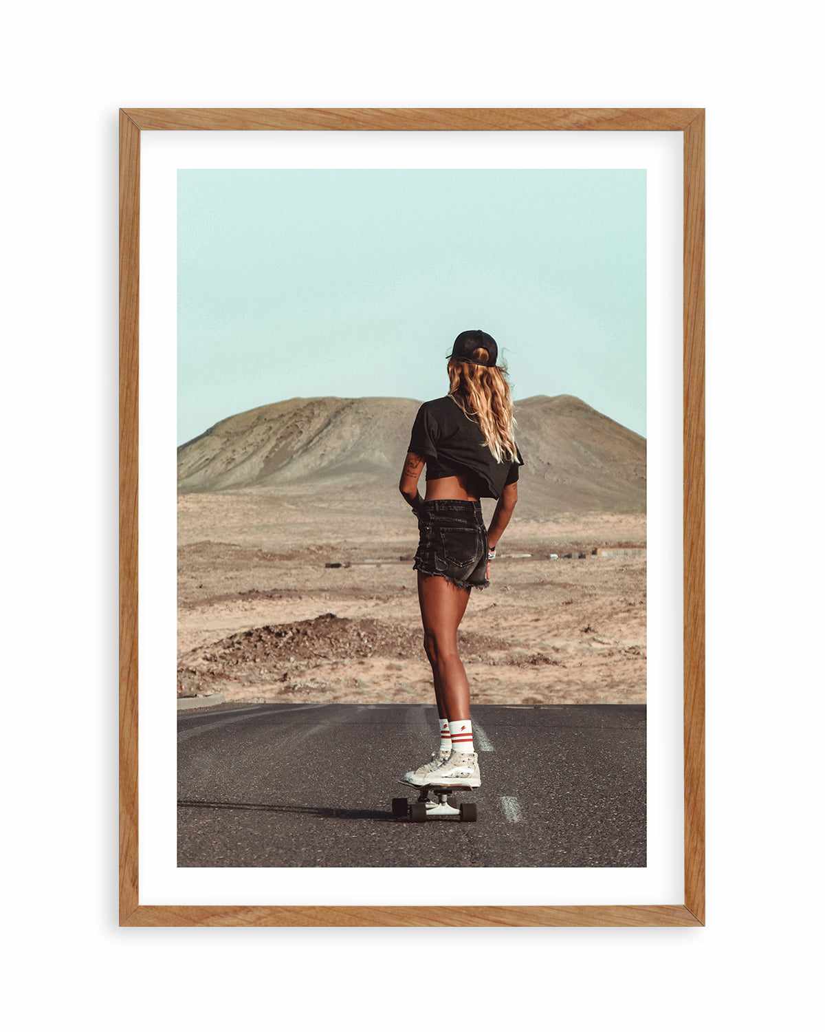 Skate Cruising by Marina Brisset Art Print