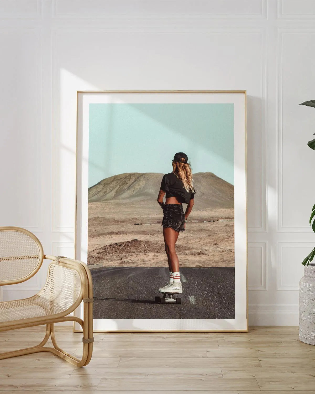 Skate Cruising by Marina Brisset Art Print from Olive et Oriel where you can shop wallpaper and artworks online